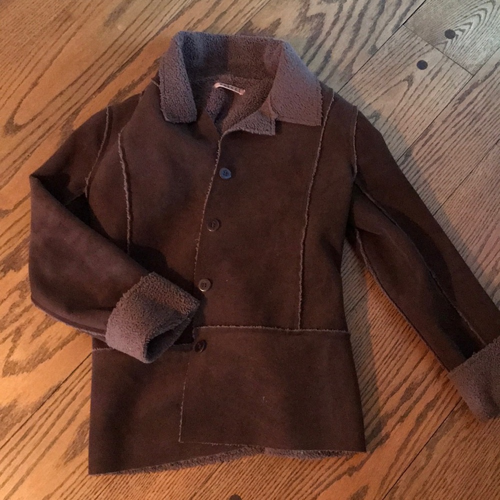 Suede coat